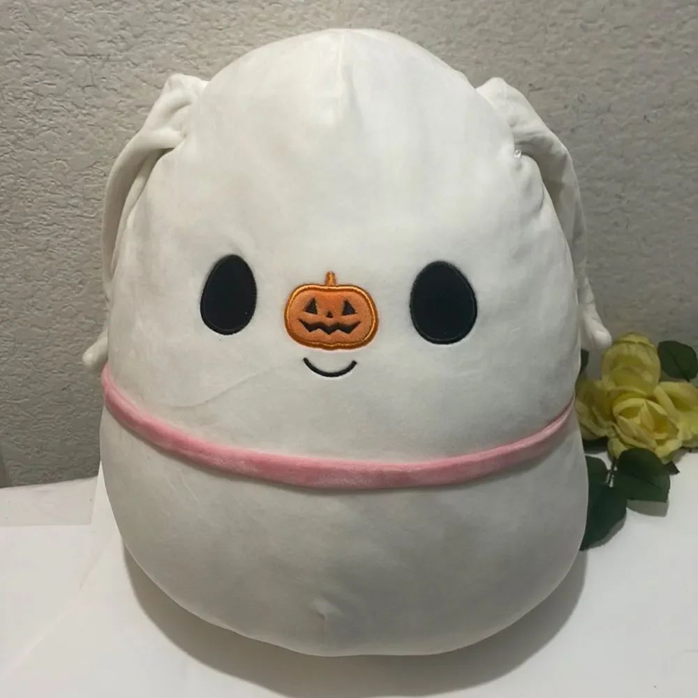 Squishmallow 16" Zero Ghost Dog Nightmare Before Christmas Halloween Plush